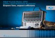 R&S®Cable Rider ZPH Cable and Antenna Analyzer Expect fast 