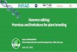 Genome editing: Promises and limitations for plant breeding