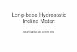 Long-base Hydrostatic Incline Meter