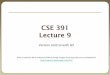 CSE 391 - Git Lecture