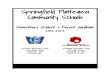 Elementary Student & Parent Handbook Community Schools 