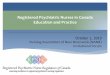 Registered Psychiatric Nurses in Canada Education and Practice