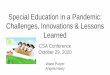 Special Education in a Pandemic: Challenges, Innovations 