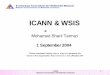 ICANN & WSIS - APNIC