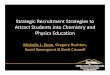 Recruitment Strategies to Students into Chemistry and 