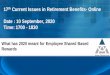 17th Current Issues in Retirement Benefits- Online