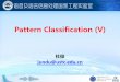 Pattern Classification (V)
