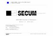 SECUM - Security Manager User's Guide