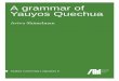 A grammar of Yauyos Quechua - MPG.PuRe