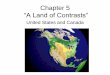 Chapter 5 “A Land of Contrasts”