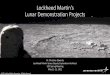 Lockheed Martin’s Lunar Demonstration Projects