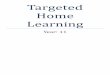 Targeted Home Learning