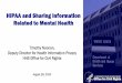 HIPAA and Sharing Information Related to Mental Health