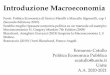 Introduzione Macroeconomia - UniTE