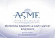 Mentoring Students & Early Career Engineers