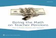 Doing the Math on Teacher Pensions - National Council on 