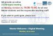 ZOOM digital meeting 14:00-15:00