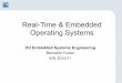 Real-Time & Embedded Operating Systems