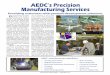 AEDC’s Precision Manufacturing Services