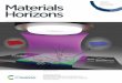 Materials February 2021 Horizons - pubs.rsc.org
