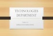 TECHNOLOGIES DEPARTMENT - e Q