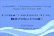 ONTRACTS AND CONTRACT AW BEHAVIORAL INSIGHTS
