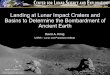 Landing at Lunar Impact Craters and Basins to Determine 