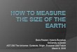How to measure the size of the earth - UZH