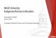 McGill University Budget and Resource Allocation