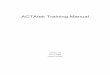 ACTAtek Training Manual