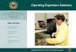 Operating Experience Summary - Energy