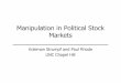 Manipulation in Political Stock Markets
