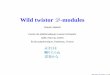 Wild twistor D-modules