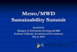 Metro/MWD Sustainability Summit