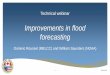 Improvements in flood forecasting