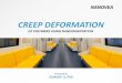 CREEP DEFORMATION - NANOVEA
