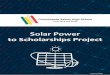 Solar Power to Scholarships Project