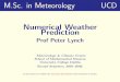 Numerical Weather Prediction - maths.ucd.ie