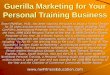 SUCCESSFULLY MARKETING YOUR PERSONAL TRAINING …