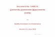 D t N CARE 01Document No: CARE:01 Conformity Assessment 