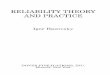 RELIABILITY THEORY AND PRACTICE - GBV