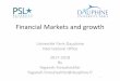RESEARCH UNIVERSITY Financial Markets and growth