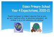 Essex Primary School Year 4 Expectations, 2020-21
