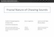 Fractal Nature of Chewing Sounds