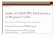Study of GEM-TPC Performance in Magnetic Fields