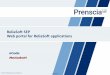 ReliaSoft SEP Web portal for ReliaSoft applications