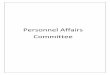 Personnel Affairs Committee - SUS