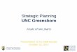 Strategic Planning - UNCG