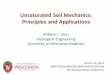 Unsaturated Soil Mechanics: Principles and Applications