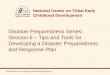 Disaster Preparedness Series: Session 6 - Tips and Tools 